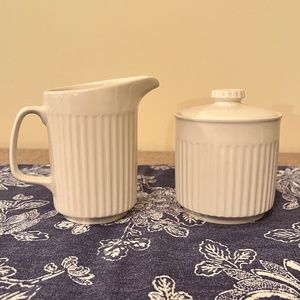 Athena Johnson Brothers Sugar and Creamer